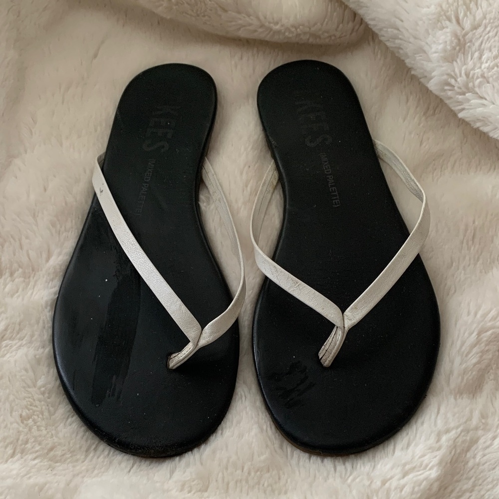 Stylish Black and Silver Sandals